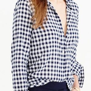 JCrew Classic-fit boy shirt in crinkle gingham
